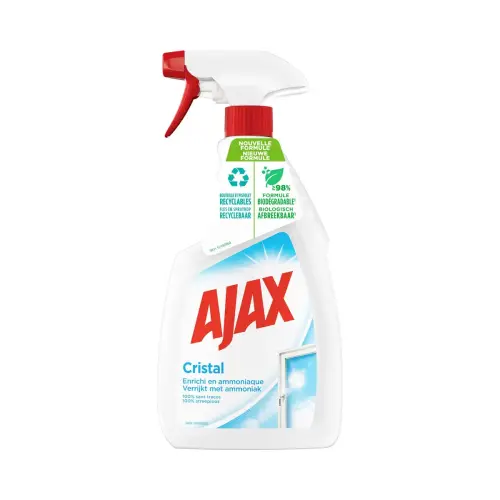 Nettoyant vitres et surfaces Ajax triple action - spray 750 ml 