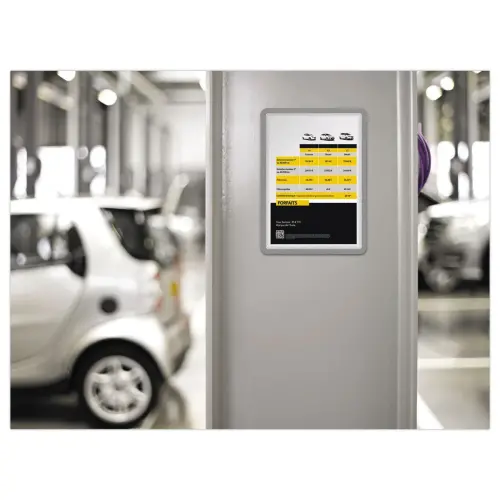 2 Cadre Magneto magnétique argent A4 - Tarifold