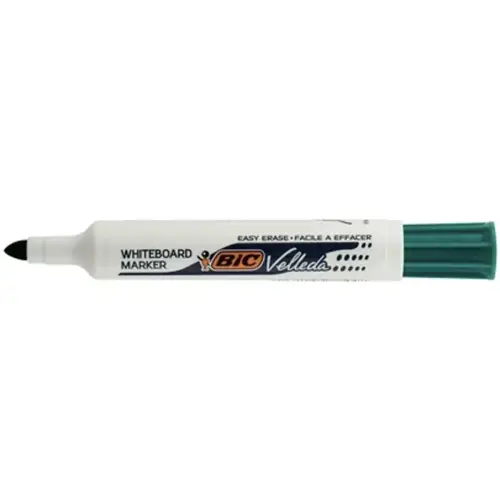 BIC Velleda 1711 Feutres pour Tableau Blanc Effa&ccedil;ables &agrave; Sec &agrave; Pointe Conique Moyenne - Vert 