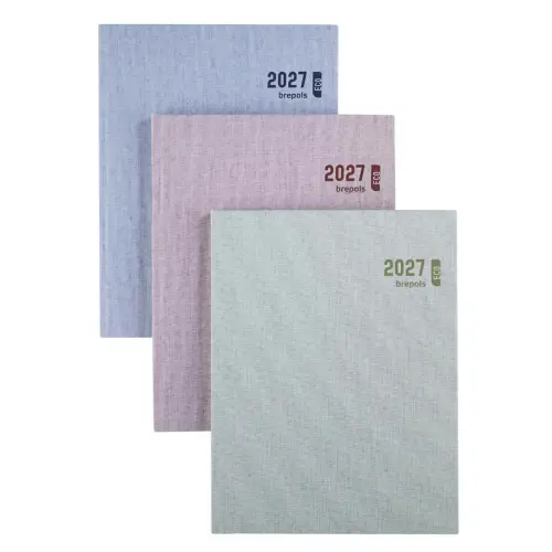 Agenda semainier Brepols OCEAN - 17 x 22 cm - Assortis 