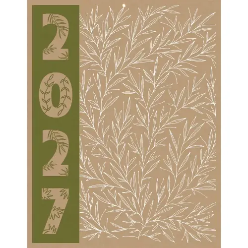 10 Calendrier banque Bouchut Natura 14 mois - 55x43 cm 