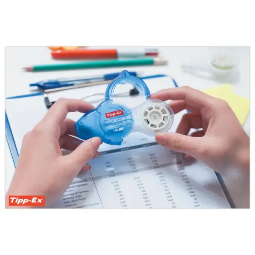 Correcteur à sec Easy Refill ECOlutions - Bande L 14 m x l 5 mm - Rechargeable - TIPP-EX