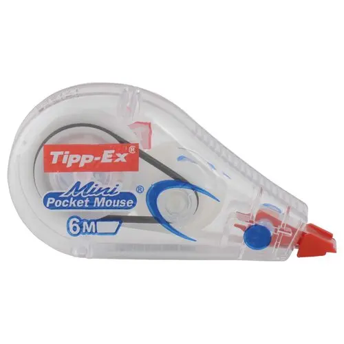 Correcteur à sec Mini Pocket Mouse - Bande L 6 m x l 5 mm - TIPP-EX