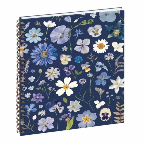 Agenda semainier Exacompta Chemin des Marettes - 18,5 x 22,5 cm - Bleu