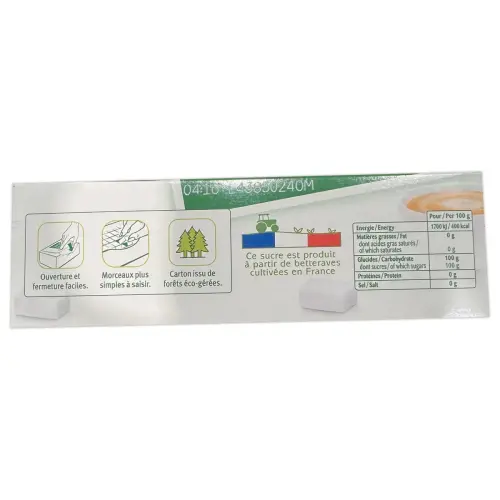 Sucre en morceaux 1 kg - Saint-Louis 