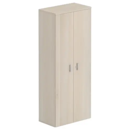 Armoire haute mélamine 2 portes 197x80x42cm acacia