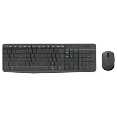Ensemble clavier et souris sans fil MK235 - AZERTY - Anti-&eacute;claboussures - Logitech 