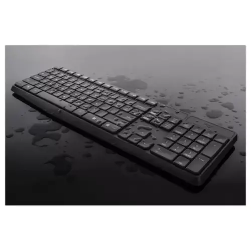 Ensemble clavier et souris sans fil MK235 - AZERTY - Anti-&eacute;claboussures - Logitech 