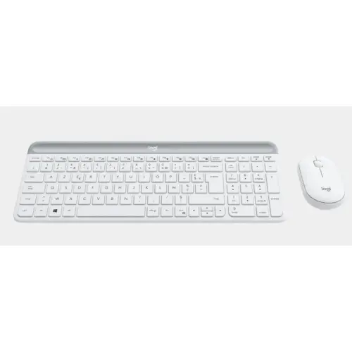 Ensemble clavier et souris sans fil MK470 - AZERTY - Blanc - Logitech