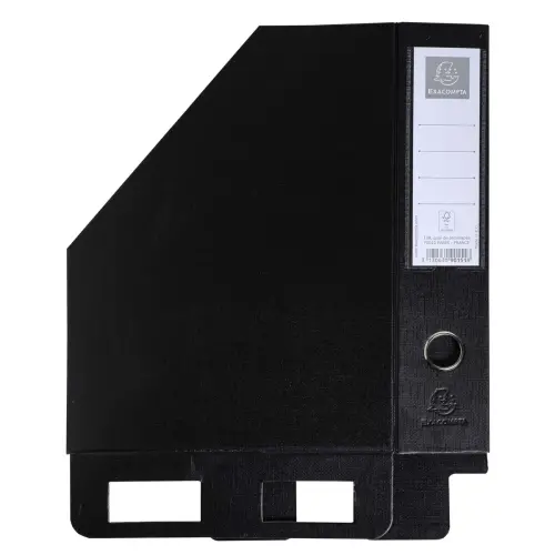 Porte-revues pliable - Dos 7 cm - Noir - EXACOMPTA