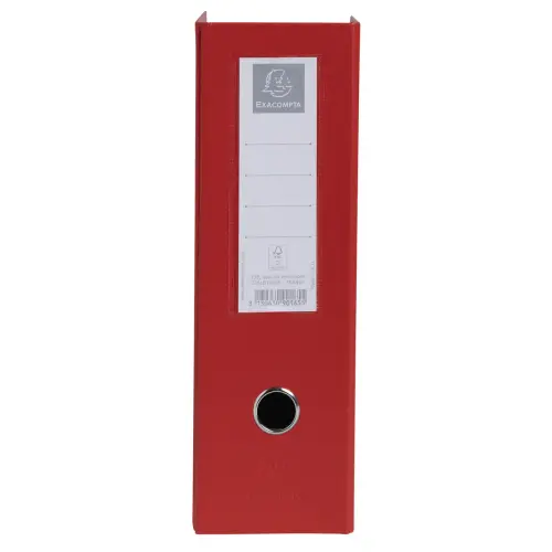 Porte-revues pliable - polypropylène-Dos 10 cm - rouge - EXACOMPTA
