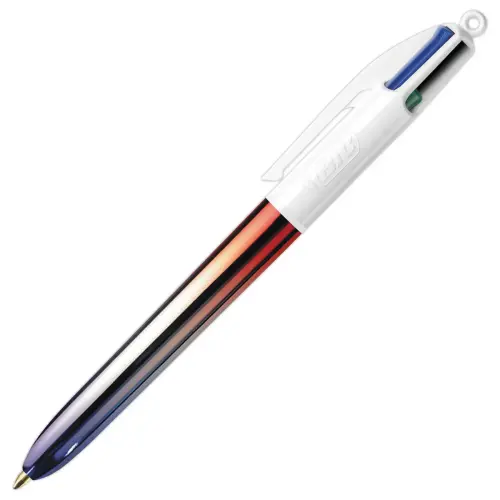 Stylo bille 4 couleurs &eacute;criture moyenne - gradient - BIC 