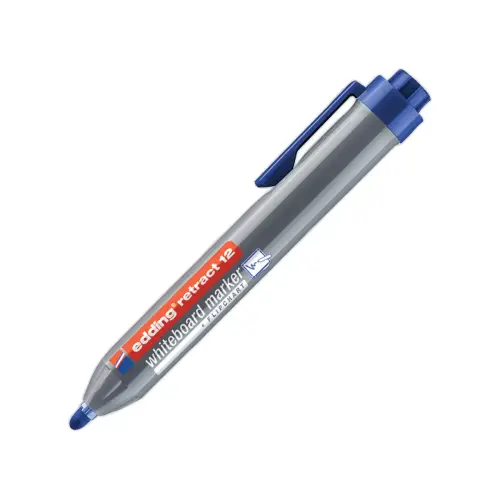 Edding retract 12 marqueur bleu pour tableaux blancs