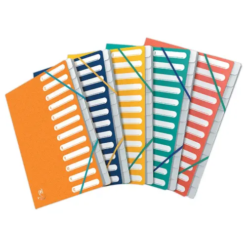 Trieur bicolor recycl&eacute; &agrave; 12 positions 