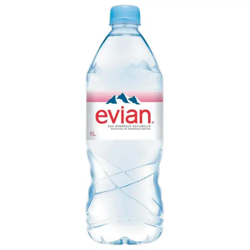 1008 Bouteilles d'eau EVIAN- 1 litre 