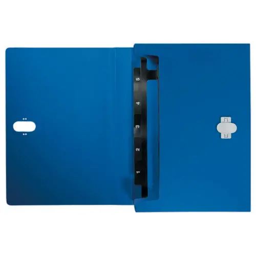 Trieur extensible en PP recycl&eacute; - 6 compartiments - bleu - LEITZ 
