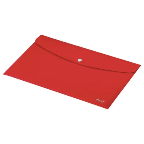 Pochette pression Leitz PP recyclé A4 rouge