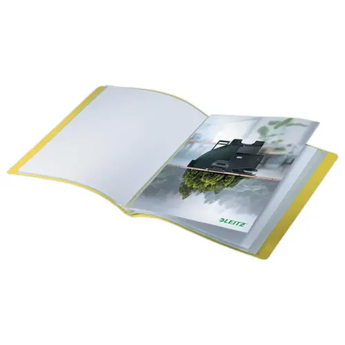Protège-documents - A4 - 40 pochettes - Jaune - LEITZ