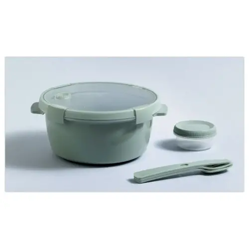 Boîte alimentaire hémertique ronde 1,6L avec couverts - Curver