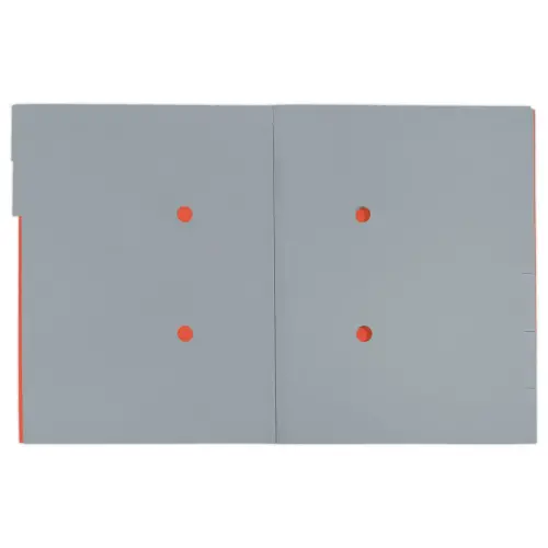 Trieur avec élastiques LEITZ 6 touches- 100% recyclé - Rouge