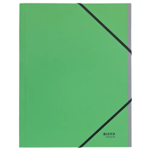 Trieur avec élastiques - 6 touches- 100% recyclé - vert - LEITZ