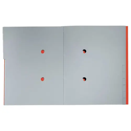 Trieur avec élastiques LEITZ 12 touches - 100% recyclé - Rouge