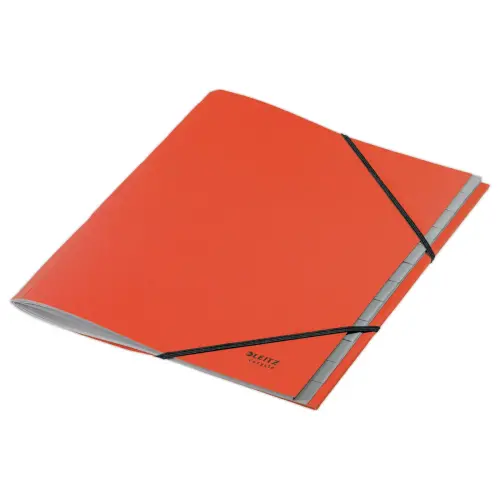 Trieur avec élastiques LEITZ 12 touches - 100% recyclé - Rouge