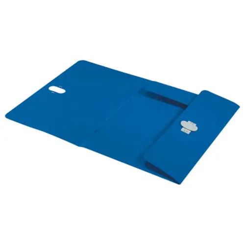 Chemise 3 rabats - A4 - PP recycl&eacute; - Bleu - LEITZ 