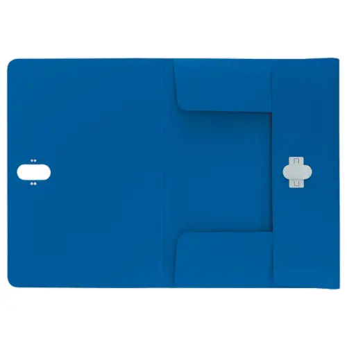 Chemise 3 rabats - A4 - PP recycl&eacute; - Bleu - LEITZ 