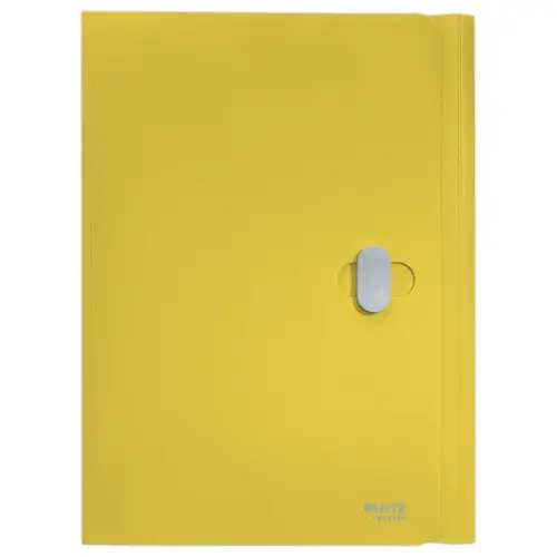 Chemise 3 rabats - A4 - PP recyclé - Jaune - LEITZ