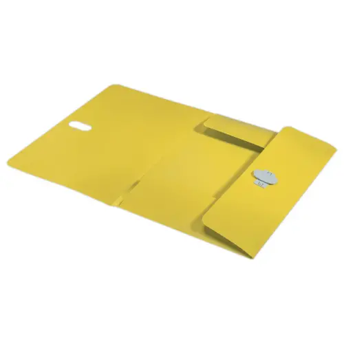 Chemise 3 rabats - A4 - PP recyclé - Jaune - LEITZ