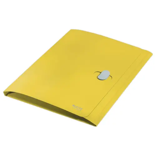 Chemise 3 rabats - A4 - PP recyclé - Jaune - LEITZ