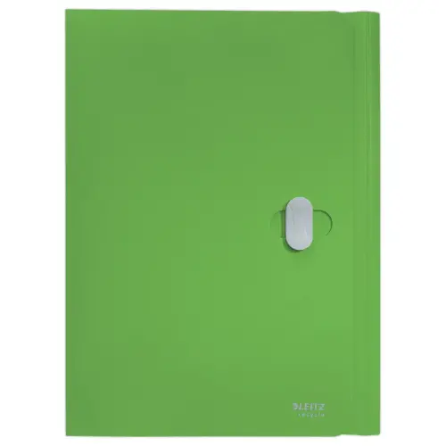 Chemise 3 rabats - A4 - PP recyclé - Vert - LEITZ