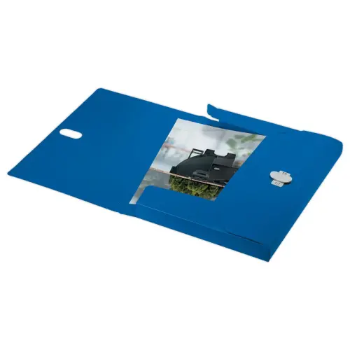 Boîte de classement recyclé - bleu - LEITZ