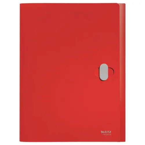 Bo&icirc;te de classement recycl&eacute; - rouge - LEITZ 