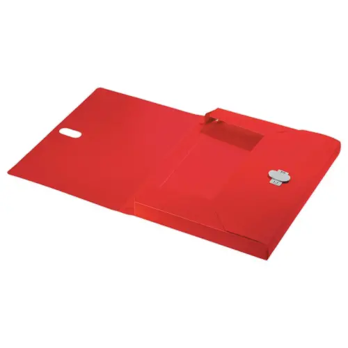 Bo&icirc;te de classement recycl&eacute; - rouge - LEITZ 