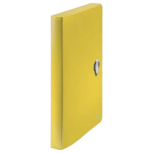 Bo&icirc;te de classement recycl&eacute; - jaune - LEITZ 