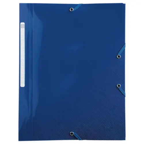 Chemise à élastiques polypropylène recyclé BeeBlue - Bleu Marine - EXACOMPTA
