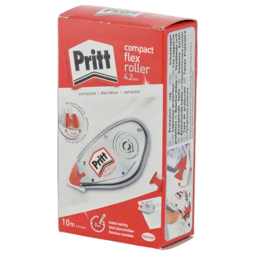 Correcteur à sec frontal Roller compact - 10 m x 4,2 mm - PRITT