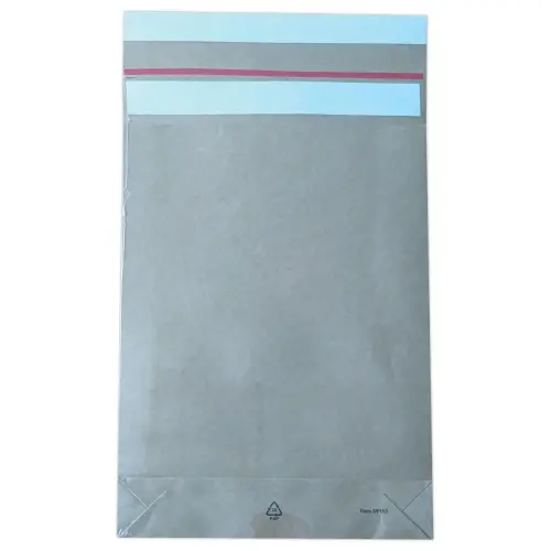250 Pochettes réutilisables kraft 250x350x50 110g