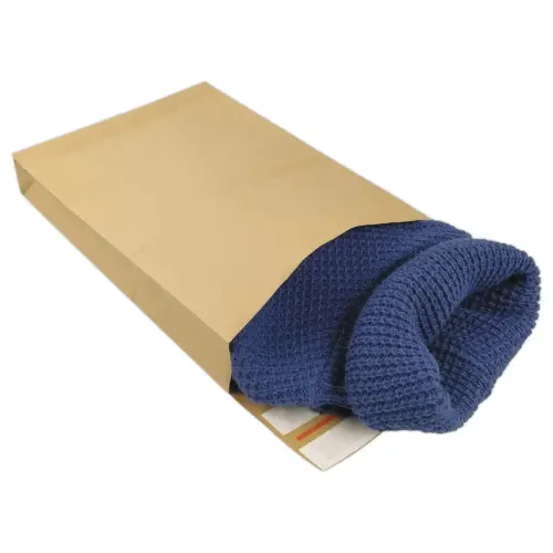 250 Pochettes réutilisables kraft 250x350x50 110g