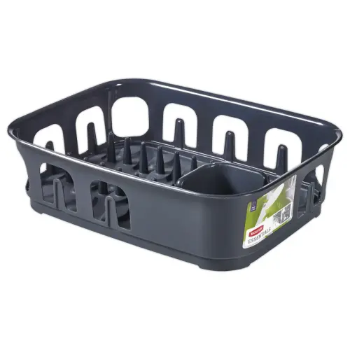 Egouttoir Essentials - 9 assiettes - Gris - CURVER 