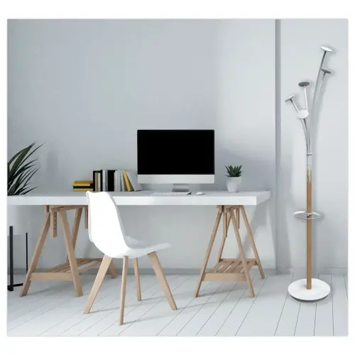 Portemanteau festival bois blanc 5 patères