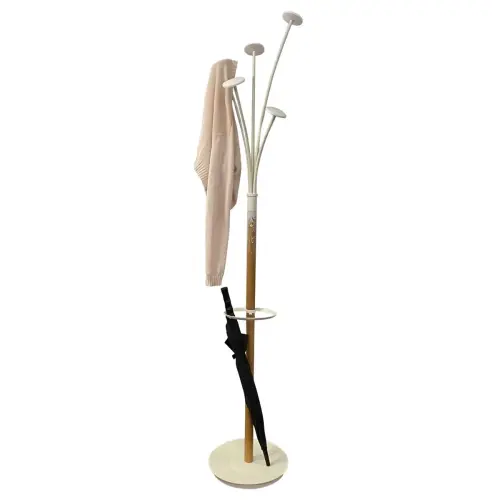 Portemanteau festival bois blanc 5 patères