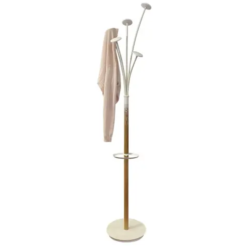 Portemanteau festival bois blanc 5 patères