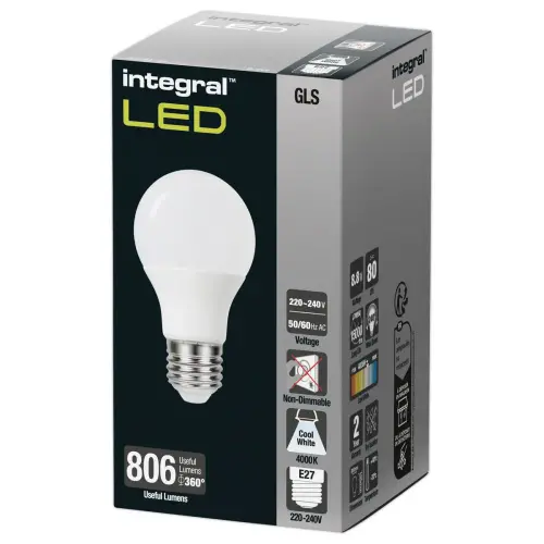 Ampoule LED GLS E27 8,8W 806LM 4000K Opale