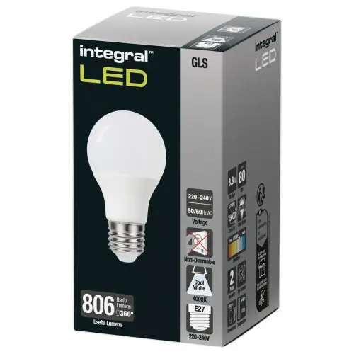 Ampoule LED GLS E27 8,8W 806LM 4000K Opale
