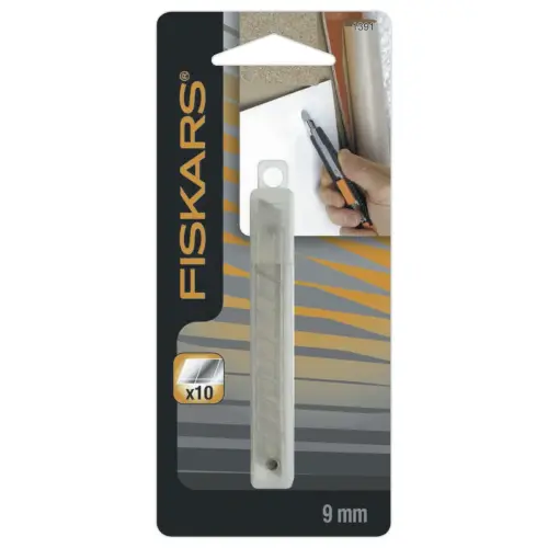 10 Lames de cutter Fiskars 9 mm 