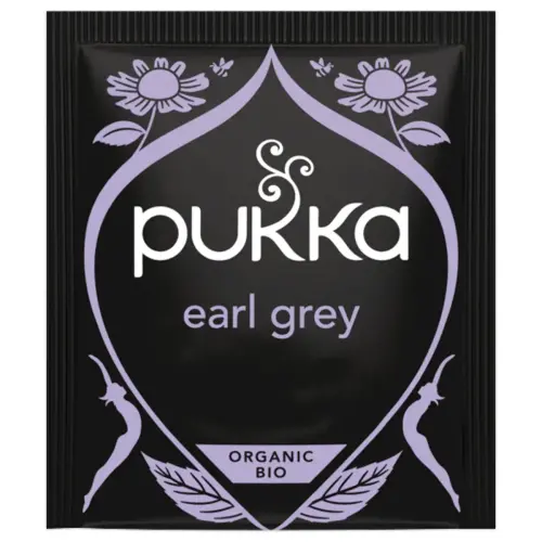 20 Sachets de thé noir Earl Grey bio - Citron lavande bergamote - Pukka