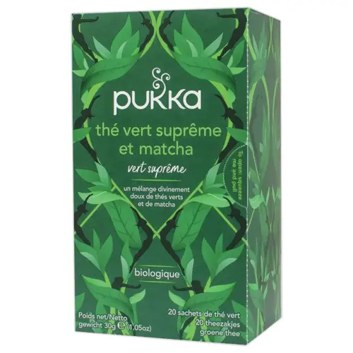 20 Sachets de thé vert - Matcha - Pukka